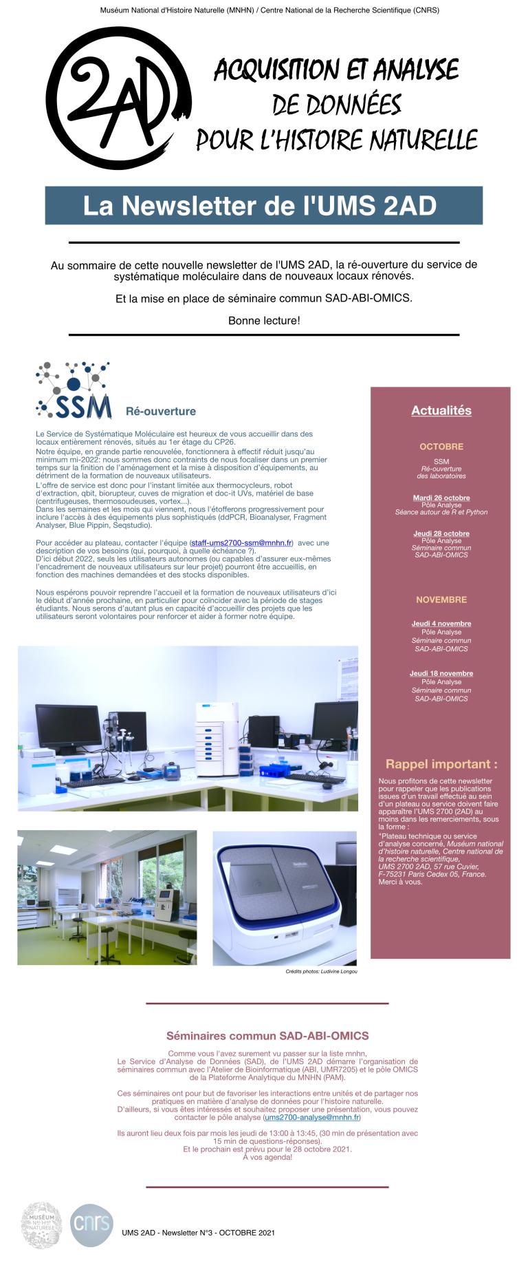 Newsletter UAR 2AD N°3